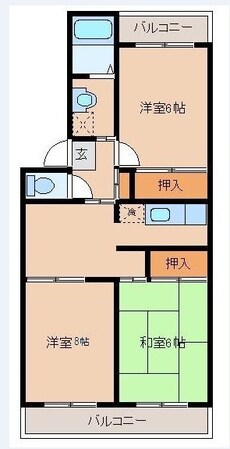 プレミールの物件間取画像